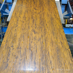 เหล็กเคลือบ PPGI ลายไม้คุณภาพสูงสำหรับเฟอร์นิเจอร์ในอินโดนีเซีย |   แผ่นเหล็กชุบสังกะสีพิมพ์ลายไม้เคลือบสีสำเร็จรูป - Product Image 6