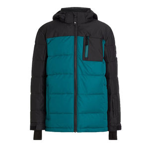 Offre Spéciale hommes hiver couleur chaude pleine veste matelassée coupe-vent veste manteau avec poche avant zippée veste bouffante - Product Image 2