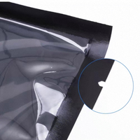 Emballage alimentaire transparent brillant personnalisé, prêt à la vente, présentation attrayante pour charcuteries et aliments gastronomiques, échantillon disponible