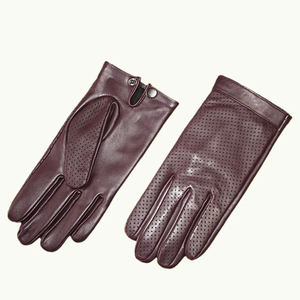 Gants en cuir de daim personnalisés de haute qualité hommes plaine décontracté vie quotidienne hiver conduite HIBRA ALLKIND HA-LC-LG-A75-302 POIGNET - Product Image 3