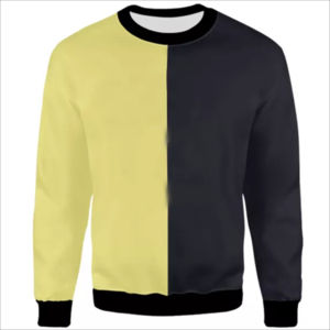 Sweat-shirt pour homme à manches longues et col rond, couleur unie, dernier design, service OEM avec logo personnalisé, qualité bon marché - Product Image 1