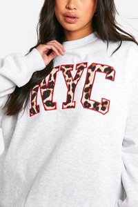 เสื้อถักแบบสวมหัวคอกลมสำหรับผู้หญิงเสื้อสวมหัวคอกลมเปิดไหล่ทรงโอเวอร์ไซส์แบบเรียบ - Product Image 3