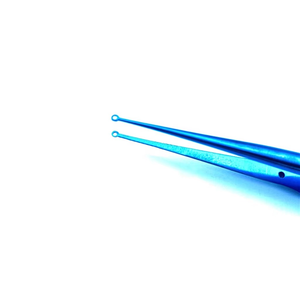 Pinzas de Punta de Titanio Premium, Instrumentos Quirúrgicos Oftálmicos de Alta Calidad, Manipulación Delicada de Tejidos, Herramientas de Microcirugía, 18 cm - Product Image 4