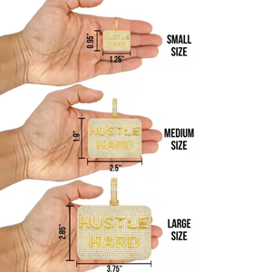 Meilleur prix pour les pendentifs de lettre de rappeur Hip Hop cultivés en laboratoire VVS sur mesure en or 10K/14K avec cadeau parfait de style glacé - Product Image 3