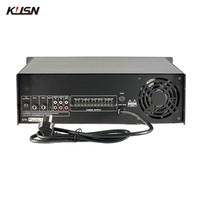1000W mélangeur amplificateur puissance professionnelle 6 zones 5 canaux karaoké amplificateur son système PA avec FM Bluetooth Usb pour église
