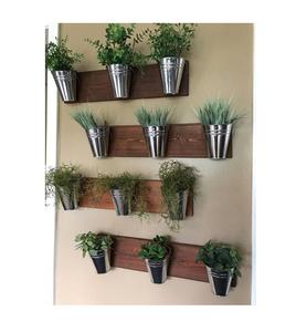 Meilleures ventes de jardinières en métal galvanisé de forme personnalisée de taille moyenne, idéales pour la décoration murale et le jardin - Product Image 3