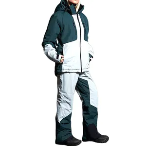 廉价滑雪夹克时尚飞行防水滑雪板户外服装冬季滑雪夹克男士滑雪雪衣套装女士