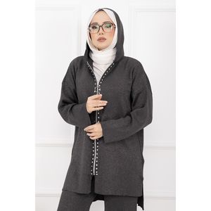 Conjunto de Dos Piezas de Lujo, Transpirable, con Rayas de Piedras y Brillo, Estilo Dulce, Estampado, Corte Holgado para Primavera, Verano, Otoño e Invierno - Product Image 2
