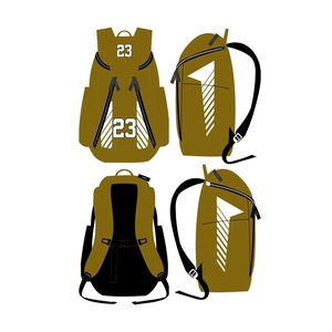 Poche avec LOGO personnalisé Doublure Oxford Sacs à dos de sport décontractés Sac à dos de basket-ball pour hommes Sac à dos de basket-ball - Product Image 3