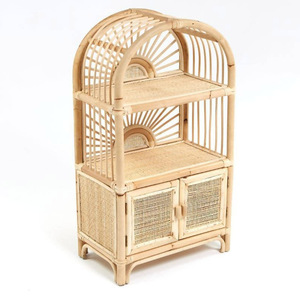 Meubles pour enfants en rotin bébé commode organisateur de chambre placard de rangement petite étagère armoire - Product Image 1