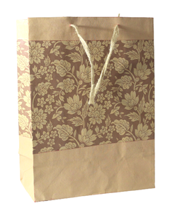 Bolsas de papel de embalaje de joyería de lujo personalizadas, bolsas de regalo de papel artístico con logotipo para negocios, bolsa de compras de papel Kraft - Product Image 2