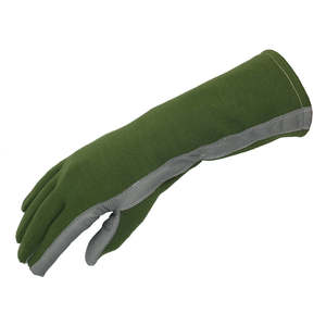 Gants de pilote d'été en cuir avec paume en Nomex - Product Image 4