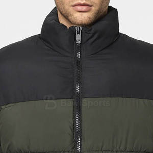 Meilleures ventes Veste matelassée pour homme col montant d'hiver matériau respirant et de haute qualité pour les saisons froides - Product Image 6
