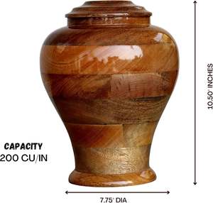 Urnas de Cremación de Metal Más Vendidas para Adultos, Diseño Moderno, Hechas a Mano, para Ceremonias Funerarias Religiosas/Culturales, Suministro al por Mayor - Product Image 4