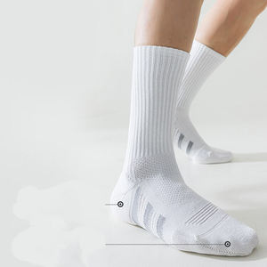 2025 Lightweight <b>Men's</b> Athletic <b>Socks</b> High Quality Polyester <b>Best</b> Design for Outdoor Sports Teams Woven Technique Minimum 10 - Product Image 4