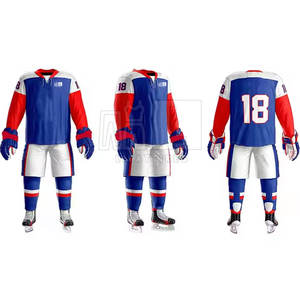 Precio razonable Uniforme de hockey sobre hielo de manga larga Precio al por mayor Uniforme de hockey sobre hielo de la mejor calidad - Product Image 6