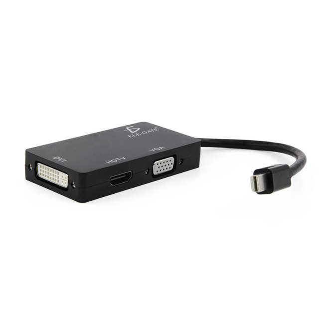 3 in 1 Mini DP for Displayport to for HDMI VGA DVI Adapter for Mac Brand New Condition for Laptop Use