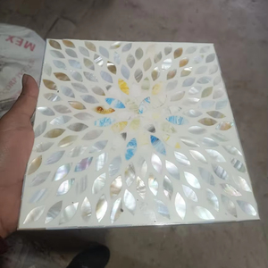 Exclusive Acrylic Candy Storage <b>Box</b> with Radiant Mother of Pearl <b>Lid</b> Modern Design for Wedding Home Festive Gifting Occasion - Product Image 1