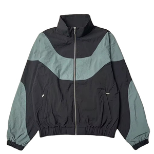 Ensemble survêtement homme personnalisé 2026 en nylon coupe-vent, avec logo personnalisé, respirant, motif uni, grande taille, imprimé pour l'été - Product Image 6