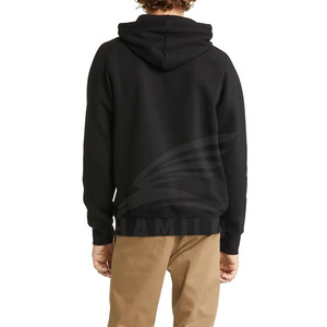 Fabricación superior Color sólido Hombres Personalizar Deportes Sudaderas con capucha térmicas Logotipo impreso personalizado Hombres Sudaderas con capucha deportivas Básicos Mezcla de algodón - Product Image 2