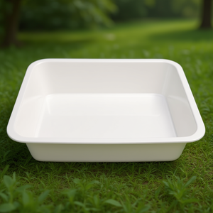 Recipiente para Alimentos de Melamina (30x20x8cm) Blanco 904 - Product Image 3
