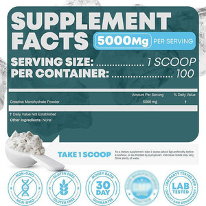 ผง Creatine โมโนไฮเดรตสำหรับผู้ชาย500กรัมผง Creatine monohydrate สำหรับผู้ชาย - Product Image 3