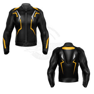Chaqueta de carreras para hombre, chaqueta de cuero para moto de nuevo estilo, logotipos personalizados más vendidos en Pakistán - Product Image 6