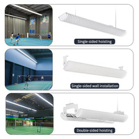 Lámpara LED de Interior para Cancha de Bádminton, Iluminación Antideslumbrante para Cancha de Pádel, Bádminton y Pickleball, Ideal para Gimnasios