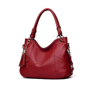 Sac à main en cuir de mode uni pour femmes, idéal pour le bureau, les voyages et un usage décontracté, sac à main en cuir personnalisé de couleur unie - Product Image 1