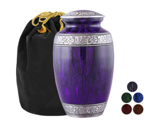 High Quality Adult Ashes Cremation Urn Brass, <b>Aluminum</b> Options Funeral Urn, Urn for men and women - Product Image 4