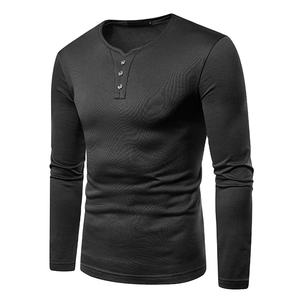 Nouveauté 2026 T-shirt à manches longues col rond unisexe, personnalisable avec logo brodé ou imprimé, vierge pour sublimation, 100% coton tricoté - Product Image 5