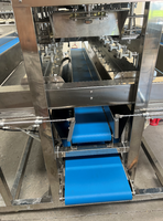 Hete Verkopende Commerciële 8 Station Mango Dunschaar Snijmachine Apparatuur Gele Mango Schilmachine