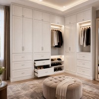 Armoire personnalisée rentable personnalisée grande armoire et armoire-penderie intégrée sur mesure conception de mesures personnalisées