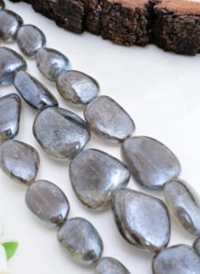 Labradorite Tumbles 16 pouces (Revêtement brillant) Pierre précieuse naturelle, en vrac Naturel pour la fabrication de bijoux fins Pierres précieuses - Product Image 6