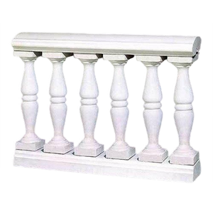 White Marble <b>Stairs</b> Baluster and <b>Railing</b>, Antique Marble <b>Railing</b>, Marble Stone <b>Railing</b> - Product Image 3