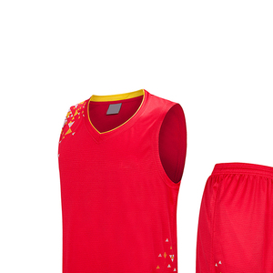 Personalizado de alta calidad de peso ligero uniforme de baloncesto transpirable ropa deportiva de bajo precio impreso conjunto en venta - Product Image 2