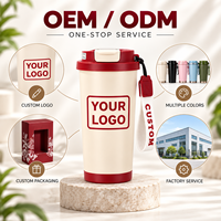 Botol minum vakum stainless steel custom logo grosir, hadiah promosi, mug kopi perjalanan terinsulasi
