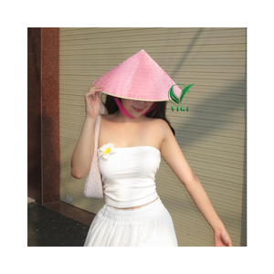 Sombrero cónico tradicional vietnamita Non La con cubierta de seda Idea de regalo hecha a mano artesanal Venta al por mayor Directo de fábrica - Product Image 6