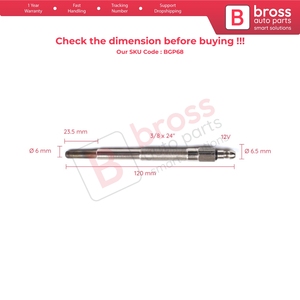 BGP68 1 bougie de préchauffage 12 volts pour 3304 3306 3T9561 - Product Image 5