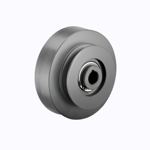 Eje pasante mecanizado CNC con rodillos integrados y polea Herramienta de perforación de prototipado rápido de acero inoxidable - Product Image 3