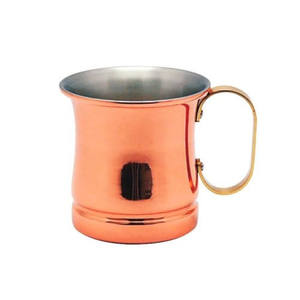Tasse à boissons en cuivre pur fabriqué à la main directement du fabricant inde tasse en cuivre pur pour servir de la bière et tasse à café décontractée - Product Image 3