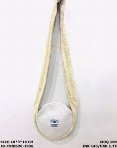 Sac de soirée en coton chanvre unisexe élégant fabriqué à la main - Product Image 3