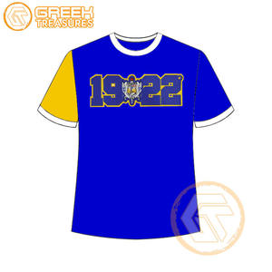 Vente en gros de t-shirt Sigma Gamma Rho pour femmes vêtements de sororité jersey de coton t-shirt respirant de haute qualité vêtements grecs pour femmes - Product Image 4