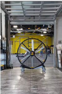 Ofertas válidas! Ventilador Industrial de Piso de 72 Pulgadas, Fuente de Alimentación de 120V, Uso Interior y Exterior, Alto Flujo de Aire - Product Image 5