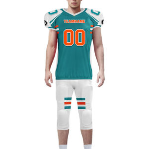 Uniformes de Fútbol Americano Sublimados para Hombre, Precio Económico al por Mayor, Jersey de EE. UU., Uniforme de Fútbol Americano para Todos los Equipos, Club Juvenil, Compresión, Alta Calidad, Envío - Product Image 2