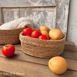 Cesta de algas marinas hecha a mano de Vietnam-Organizador de mimbre de estilo ovalado y rectangular para plantas, ropa, juguetes y decoración de interiores - Product Image 4