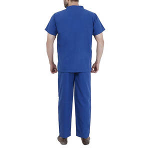 ชุดเครื่องแบบพนักงานสีฟ้าสะท้อนแสงทำจากผ้าฝ้าย GSM 190 - Product Image 6