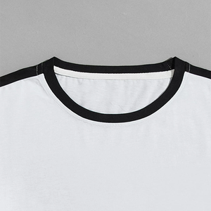 2023 nueva camiseta de Color de contraste para hombre, ropa de verano para hombre, camiseta de manga corta, ropa de calle, estilo de moda - Product Image 4