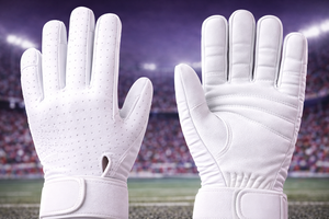 Gants de football pour receveurs avec grip ultra-adhérent, respirants, ajustement confortable, sangle de poignet sécurisée – Vente directe usine, commandes en gros pour équipes - Product Image 3