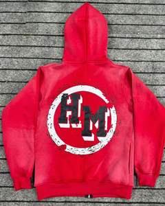 Sudaderas con capucha informales de invierno para hombre, Color sólido, 100% algodón, ajuste Regular, secado rápido, ropa de moda transpirable ecológica - Product Image 3